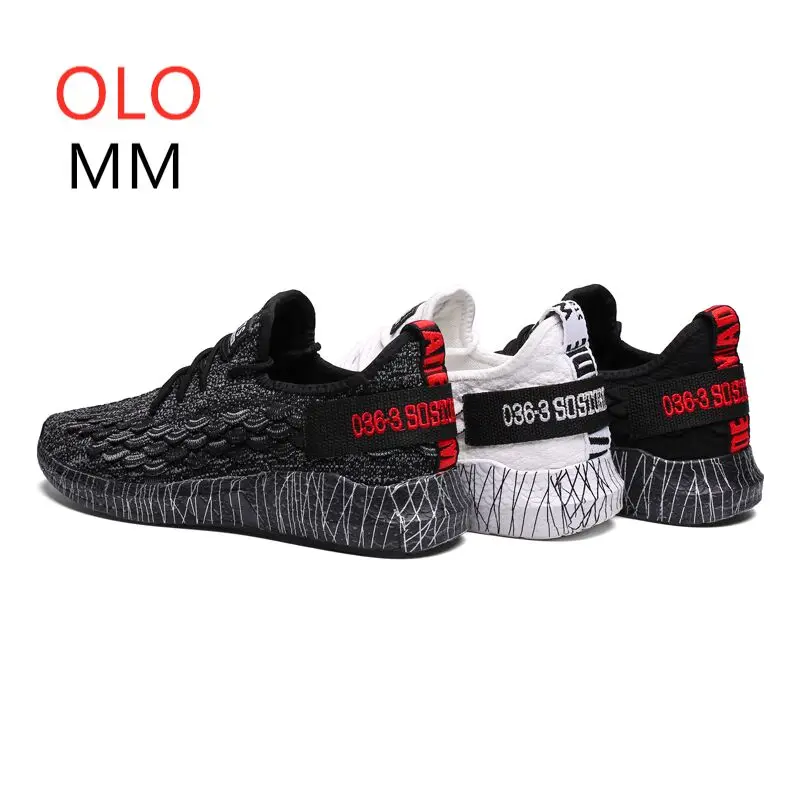 OLOMM/модная мужская обувь с сеткой в виде рыбьей чешуи дышащая повседневная