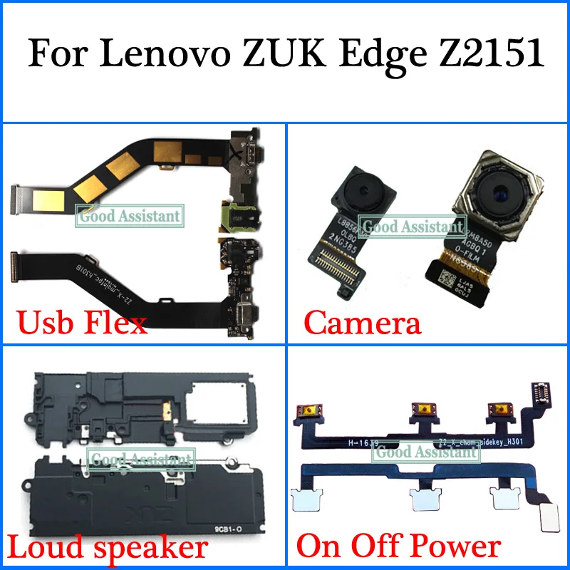 Гибкий кабель для камеры Lenovo ZUK Edge Z2151 с громкой связью и USB портом зарядки|Шлейфы