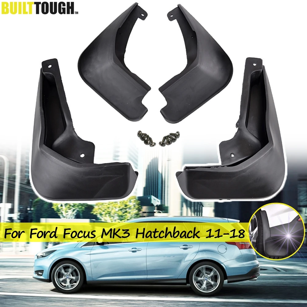 Брызговики для хэтчбека Ford Focus 3 MK3 2011 2018 2016 2017|rear mud flap|mud flapssplash guard |
