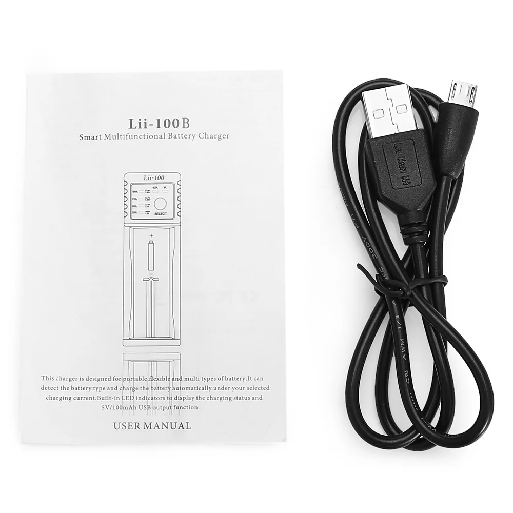 HK LiitoKala Lii-100 B 18650 зарядное устройство для 26650 16340 CR123 LiFePO4 1 2 В Ni-MH Ni-Cd Rechareable батареи