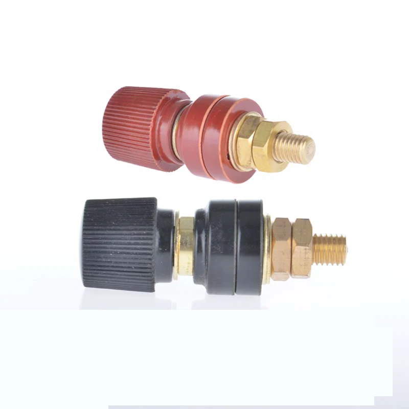 

555 Bigger Binding Post Dia 10mm Connector Terminal Block (All Brass)