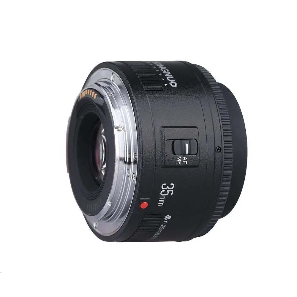 Объектив YONGNUO YN35mm F2 1:2 AF/MF широкоугольный объектив с фиксированным фокусом