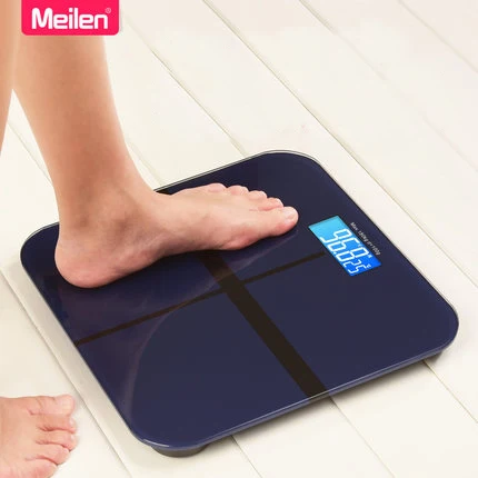 100% Original 180kg 4 Colors Temperature FLOOR SCALES Household Upscale Digital Body Weighing Scale LCD Pesa Digital MT803