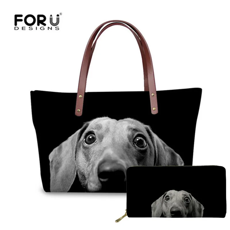 W3242ALZ21 FORUDESIGNS/сумка через плечо с принтом йоркширского терьера женская сумка с короткими ручками Повседневная сумка большой вместимости сумки Bolsa Feminina - Цвет: W3242ALZ21
