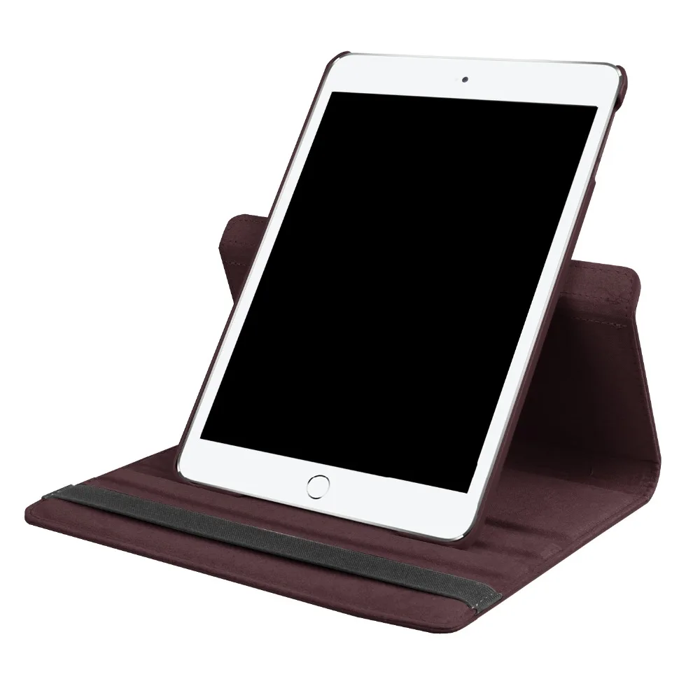 360 градусов вращающийся кожаный для Apple iPad 9,7 A1822 A1823 A1893 A1897 с подставкой и сна Smart Cover+ ручка