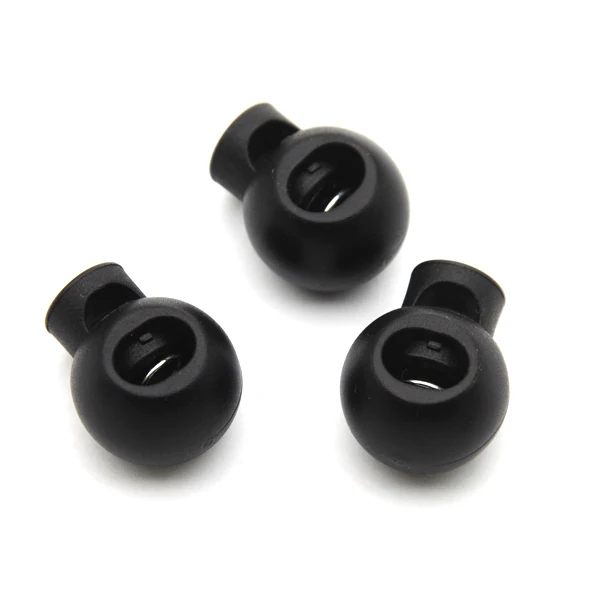 Пластиковый стопорный шнур 150 шт. блокировка шнура черный круглый шариковый