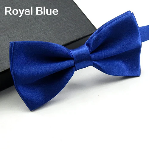 Men Classic Solid Color Bowtie Necktie Tuxedo Wedding Party Adjustable Bow Tie | Аксессуары для одежды