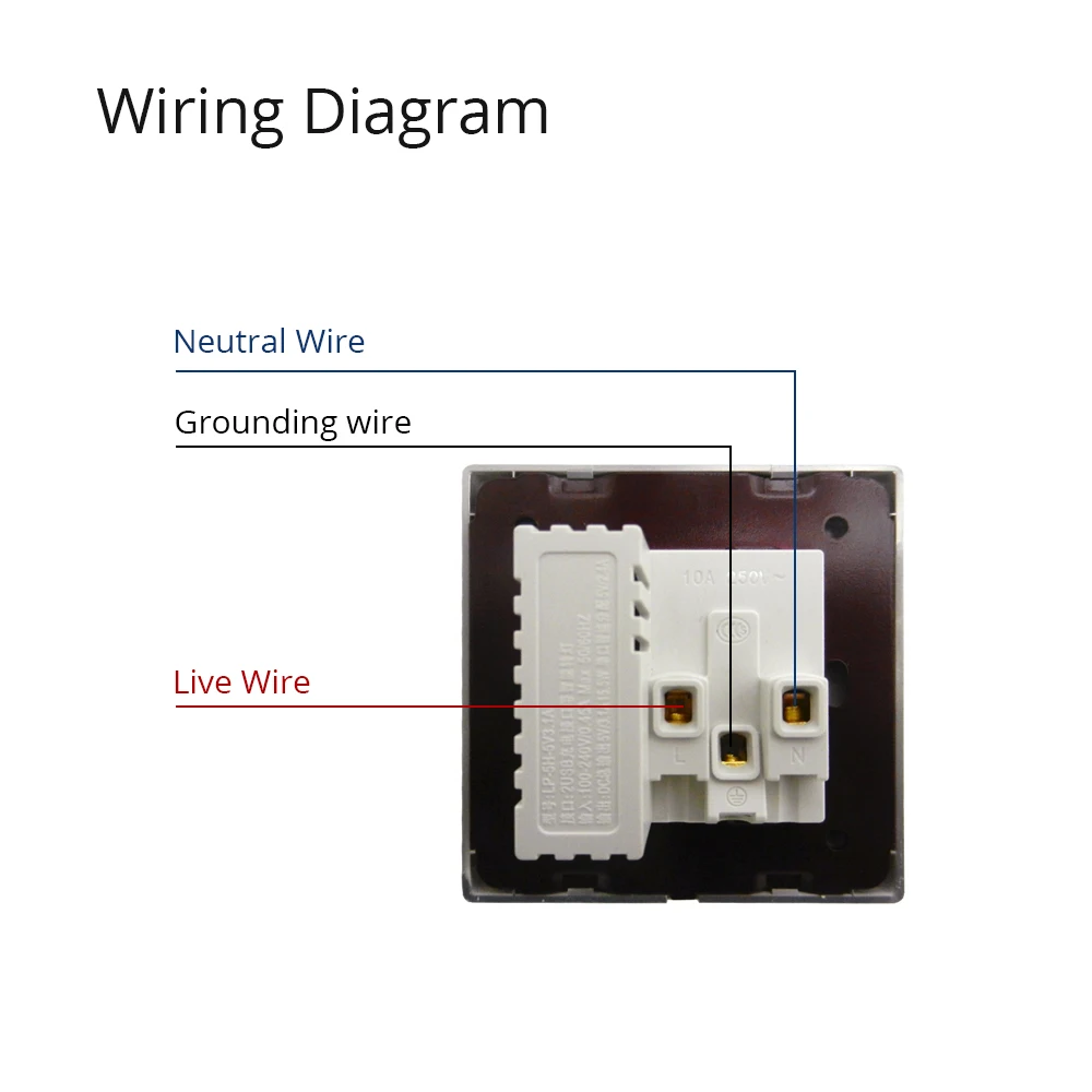 5-контактный разъем с 2 портами(стандарт Порты и разъёмы 5 V 3100mA Wallpad люксовые клавишные настенные Usb Зарядное устройство Универсальная Розетка зеркальный акриловый чехол-Панель Tomada