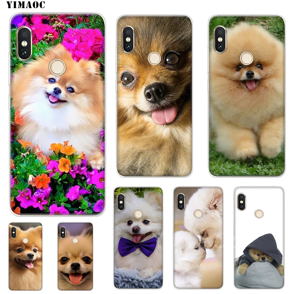 YIMAOC Pomeranian dogs Soft TPU Case for Xiaomi Redmi 6 4X 5A 4A S2 Note 4 5 Pro Plus Mi 8 9 SE A2 A1 MiX 2S MAX 3 |