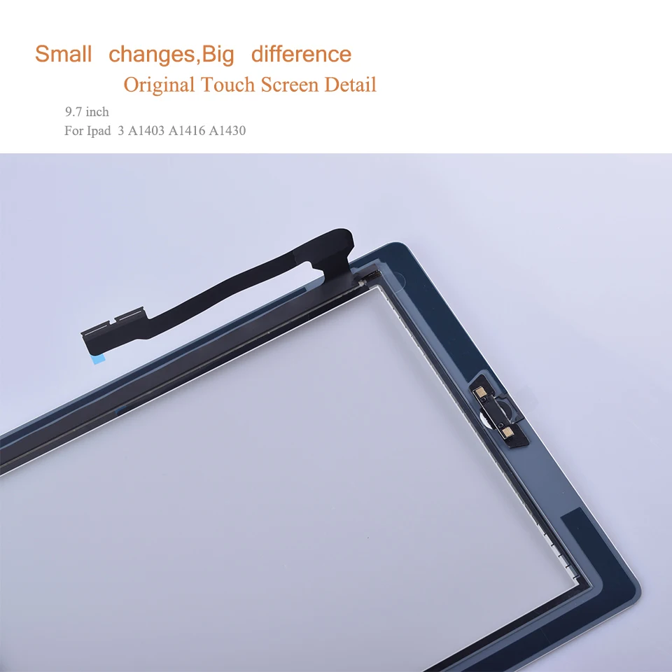 10 шт./лот оригинал для Apple iPad 3 3nd 2012 сенсорный экран дигитайзер передняя панель