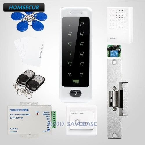 HOMSECUR DIY система контроля доступа с Чехол из цинкового сплава и органическое