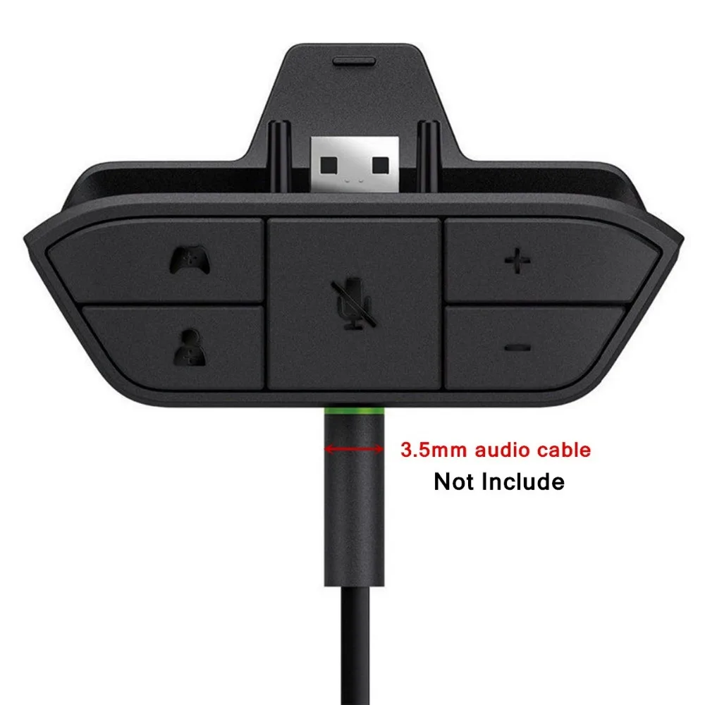 Для xbox ONE контроллер стерео гарнитура адаптер конвертер наушников для xbox One Chatpad игровая клавиатура для сообщений