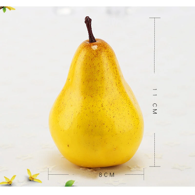 Имитация фрукт из пенопласта модель груши Украшение DIY пластик искусственные фрукты для домашнего сада декор аксессуары реквизит для фотографии