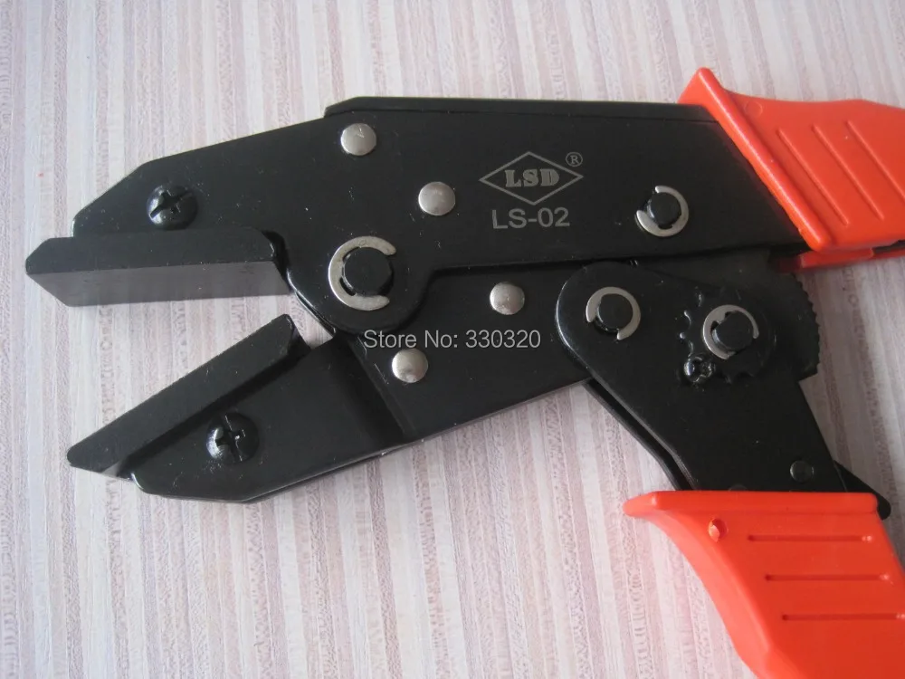 Инструмент для ручного обжима неизолированных разъемов термопленки с плоскими