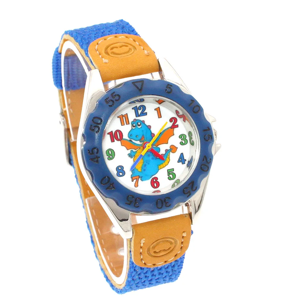 relogio feminino 2019 New relojes Cartoon Children Watch dinosaurs Watches Fashion Kids Cute Leather quartz Boy watches | Наручные часы