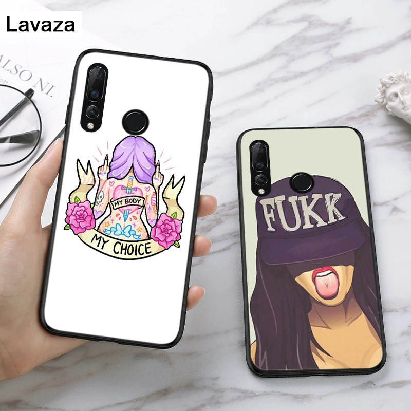 Силиконовый чехол с феминистским логотипом для Huawei Mate 10 Pro 20 30 Lite Y5 Y6 Y7 Y9 Prime 2019 2018