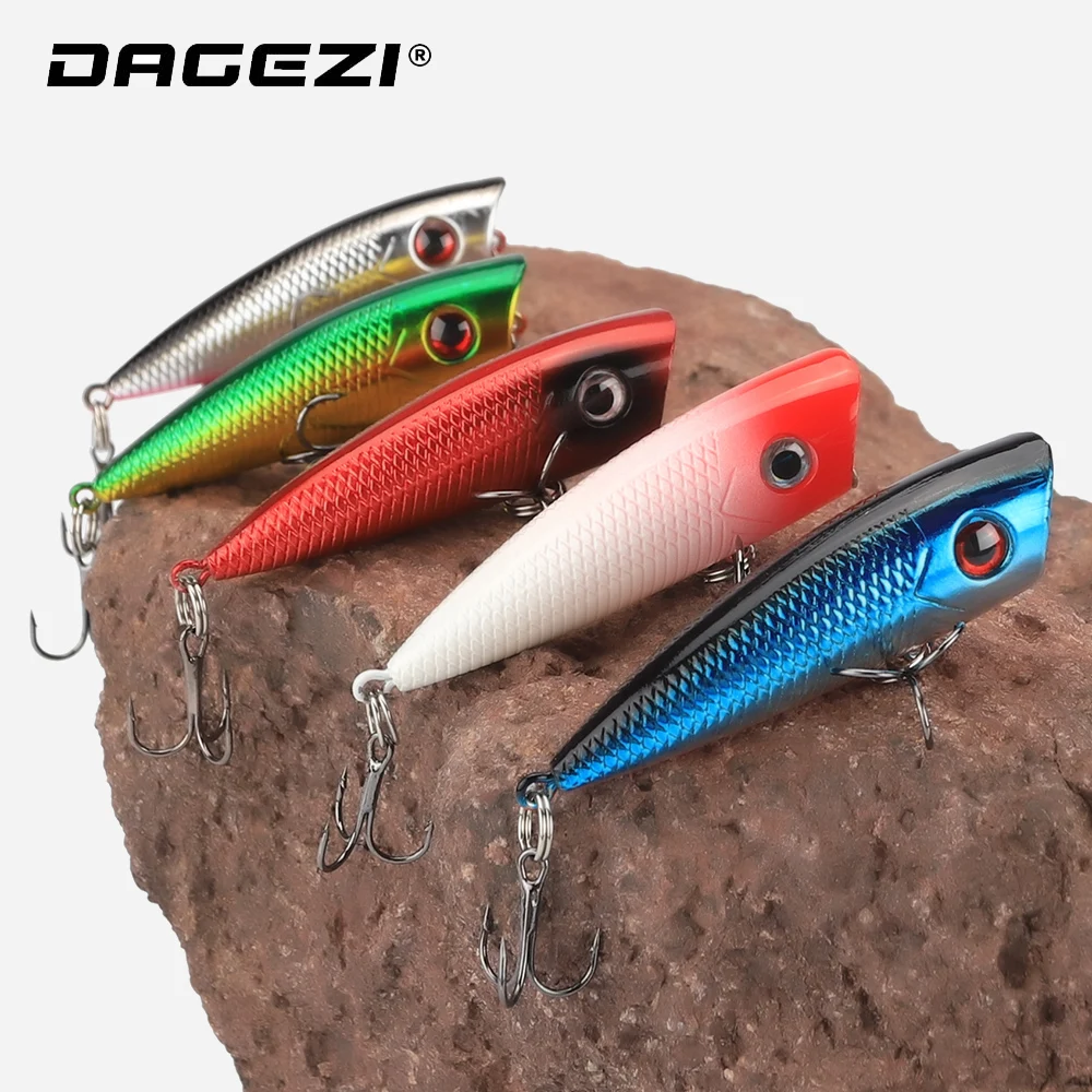 

Приманка для рыбалки DAGEZI, 6,4 см, 6,6 г, 5 цветов, с 6 # крючками