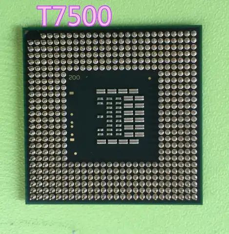 Процессор Intel Core Duo T7500, 4 Мб кэш-памяти/2,2 ГГц/800 МГц, FSB, двухъядерный процессор для ноутбука, набор микросхем 965, бесплатная доставка