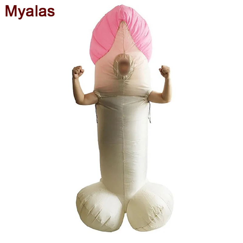 Inflatabe пениса нарядное платье сексуальное надувной Уилли ручка ночь Вилли