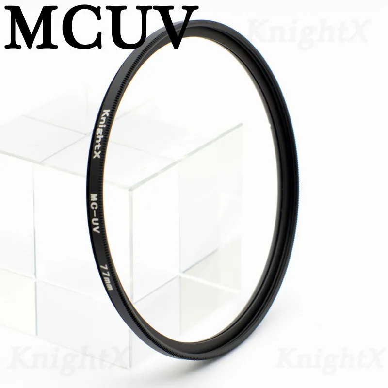 MCUV KnightX FLD UV объектив с круговым поляризационным фильтром фильтр для фотоаппарата Nikon Canon sony Аксессуары для объективов камеры d5200 d3300 canon 49 мм 52 мм 55 мм 58 мм 67 мм 72 мм 77 мм - Цвет: MCUV