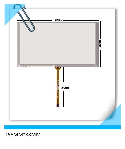 Free shipping 155*88 GPS navigation vehicle 6.2 inch resistive touch screen 155mm*88mm | Компьютеры и офис