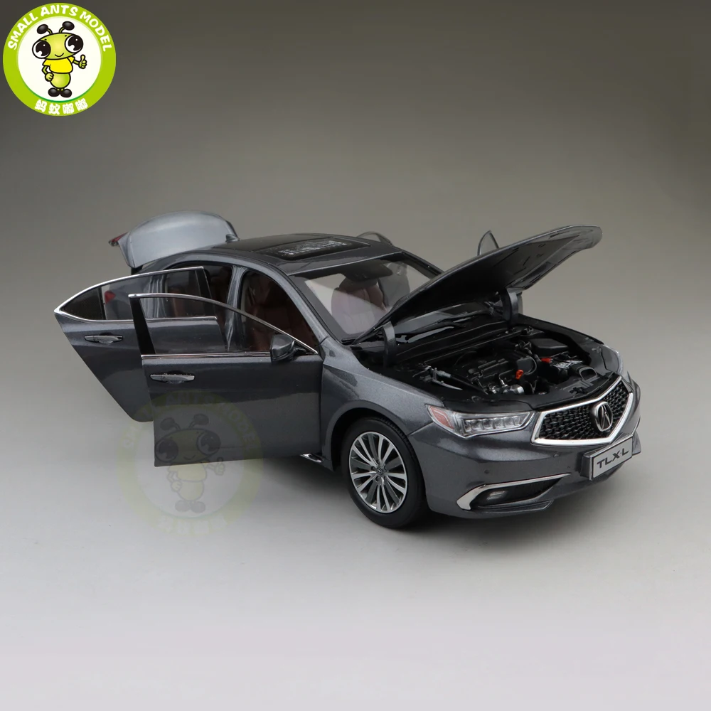 1/18 ACURA TLX L TLX-L литая под давлением Металлическая Модель автомобиля игрушки для детей мальчик девочка подарок коллекция хобби серый