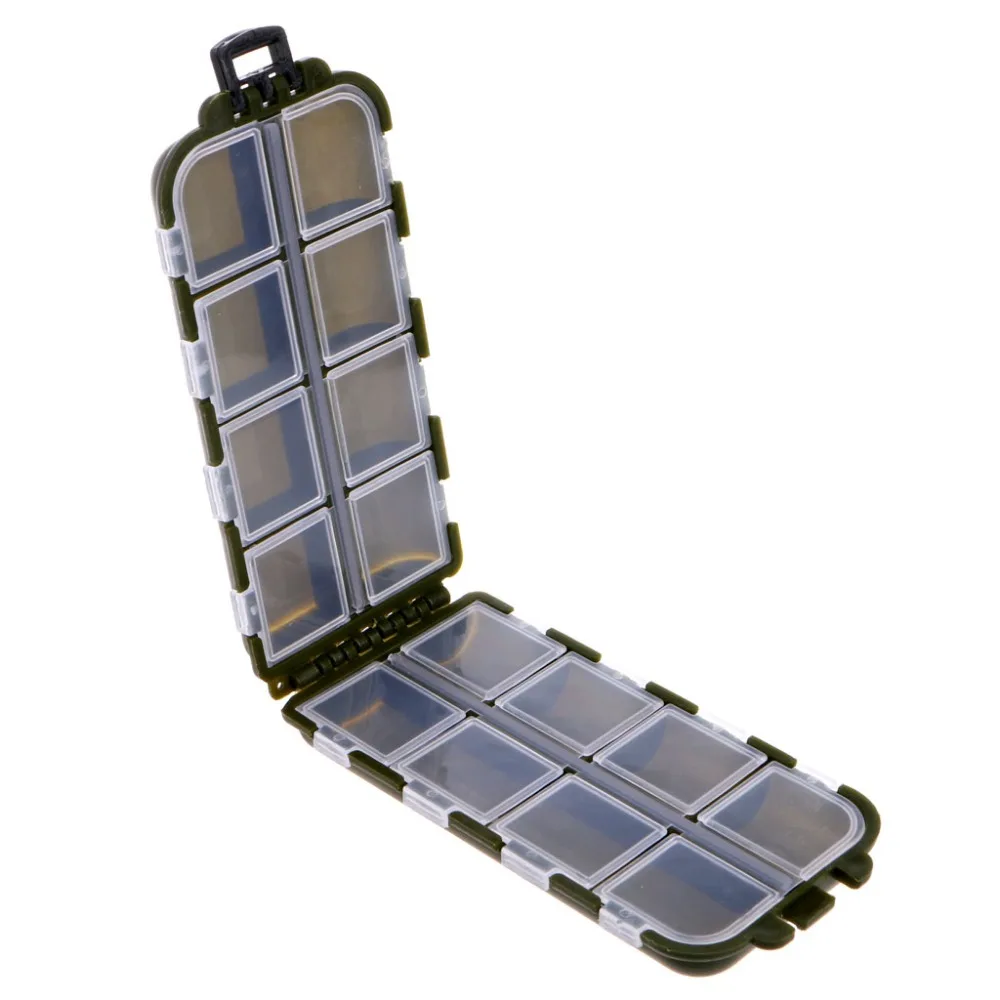 Рыболовные снасти коробки рыболовные приманки Крючки отсеки для хранения на