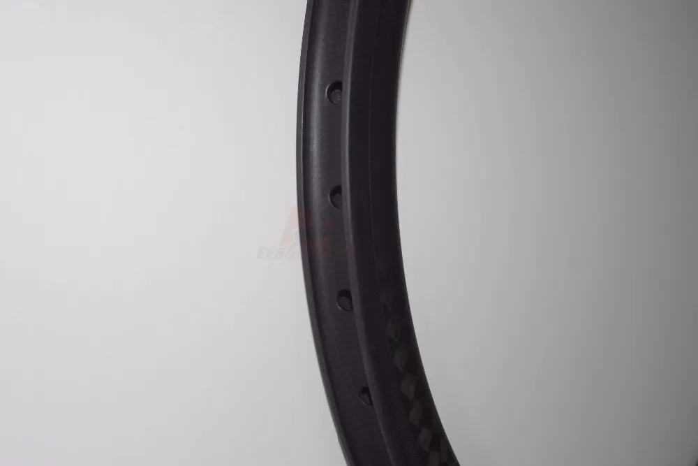 12K матовый 265G супер светильник обод для BMX 20 дюймов 38 мм карбоновый клинчер