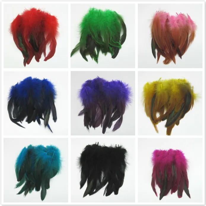 Sale 100pcs / lot cheap pheasant feather 5-8inch13-20cm natural color rooster feathers DIY chicken jewelry plume | Дом и сад