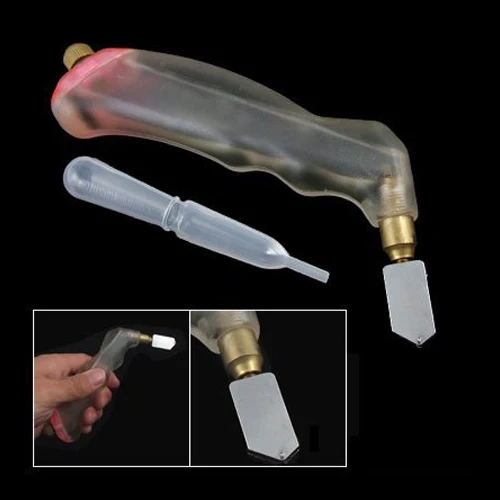 

Useful Oil Feed Pistol Grip Stained Glass Cutter Cutting Tool