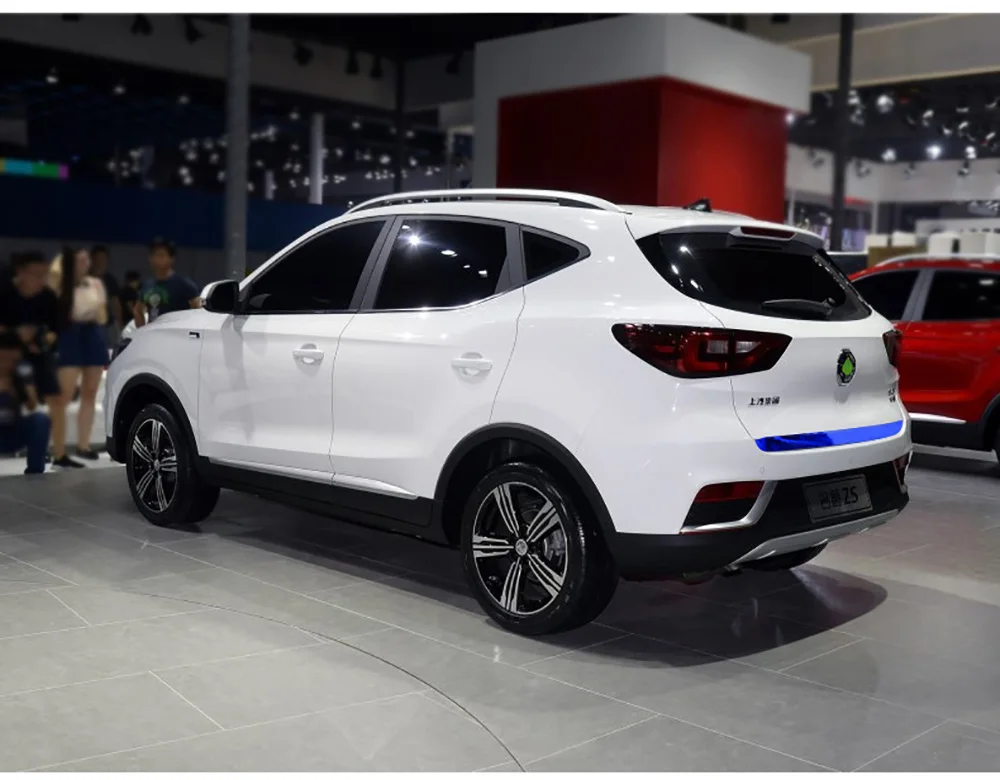 Подходит для MG ZS, серебристо-синий, из нержавеющей стали, задний багажник багажника, крышка двери багажника, отделка автомобиля, Стайлинг, 1 шт., AITWATT