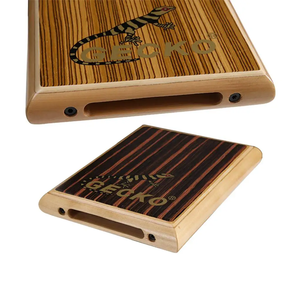 Ударная коробка GECKO Cajon для путешествий компактная деревянный плоский ручной