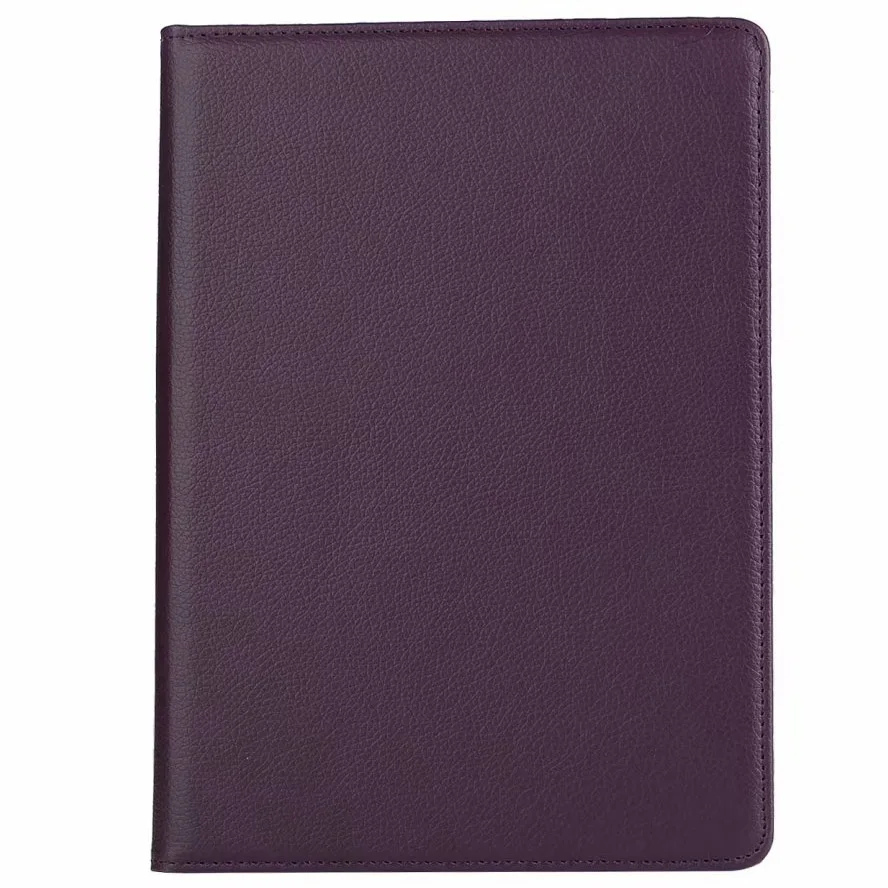 Purple 360 градусов вращающийся кожаный Smart Cover чехол для Apple iPad 9,7 A1822 A1823 A1893 A1954 5th 6th 5 6 поколения Funda - Цвет: Purple