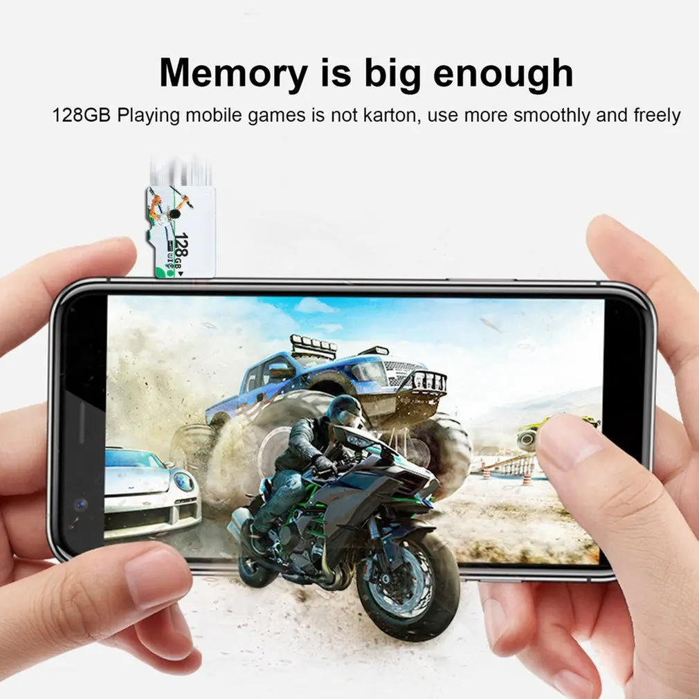 Золотой с кардридером Micro-SD Sd Tf карта памяти класс 10 качество частицы памяти карта памяти большой емкости