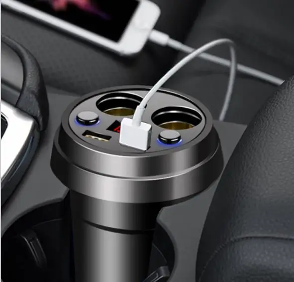 Cup-type car charger one minute two mobile phone dual USB for cigarette lighter | Компьютеры и офис