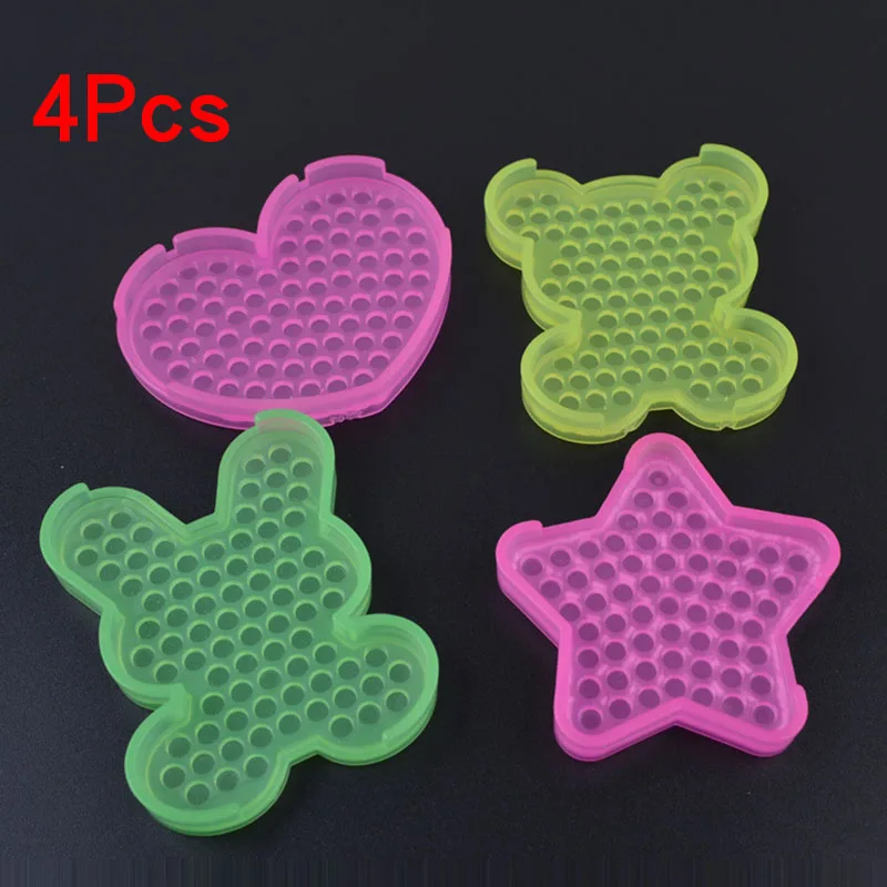 Modeling Дети Perler Pegboard водные бусинки формы в виде животного аксессуары Волшебные бусинки головоломки 3D головоломки Развивающие игрушки DIY дети волшебные бусины - Цвет: Modeling