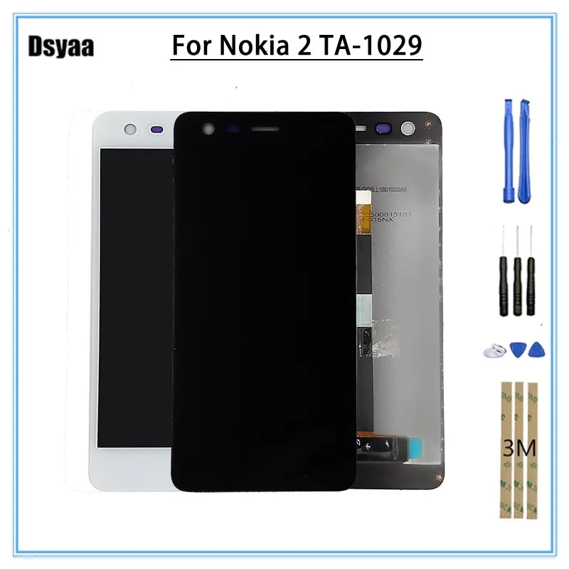 5 0 дюймов для Nokia 2 N2 TA 1029 ЖК дисплей с кодирующий преобразователь сенсорного
