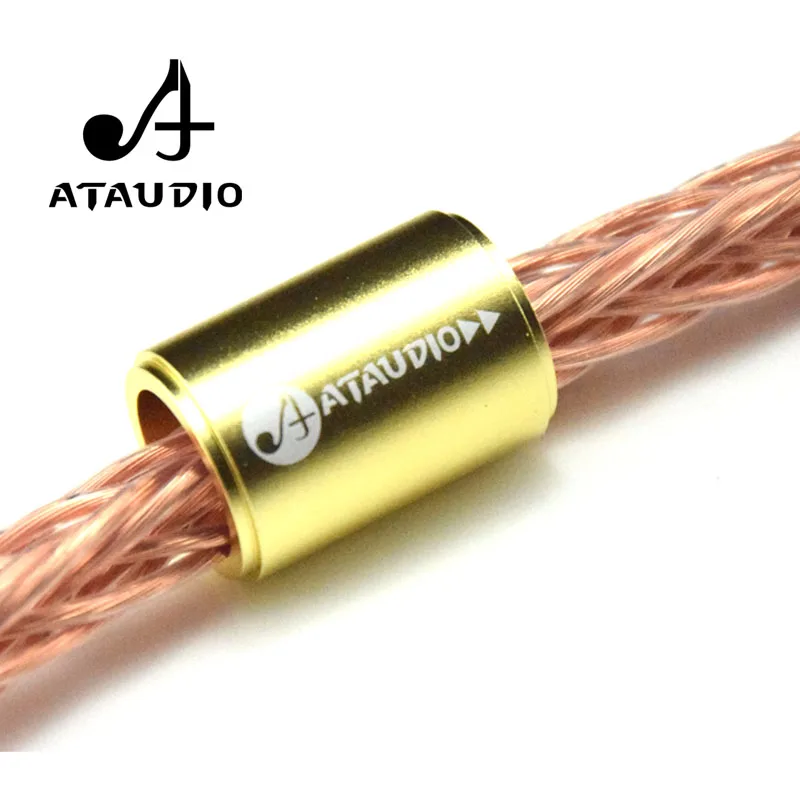 ATAUDIO кабель питания Hi Fi Высококачественный чистый OCC со штепсельной вилкой