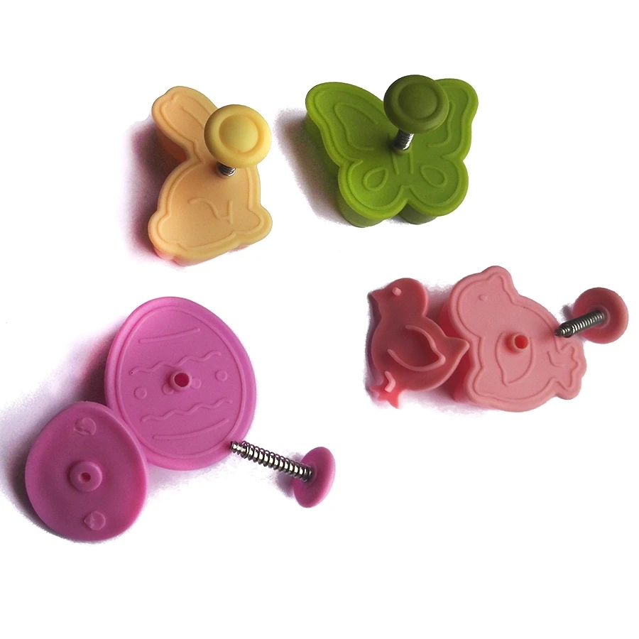 Семья выпечки Весенний Тип прессования резки Пасхи серии бабочка кролик