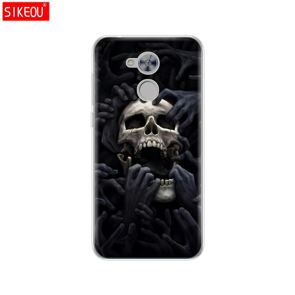 12095 Чехол для телефона huawei honor 6A, Мягкий ТПУ силиконовый чехол на заднюю панель, 360, полностью защитный чехол с принтом кота цветка - Цвет: 12095