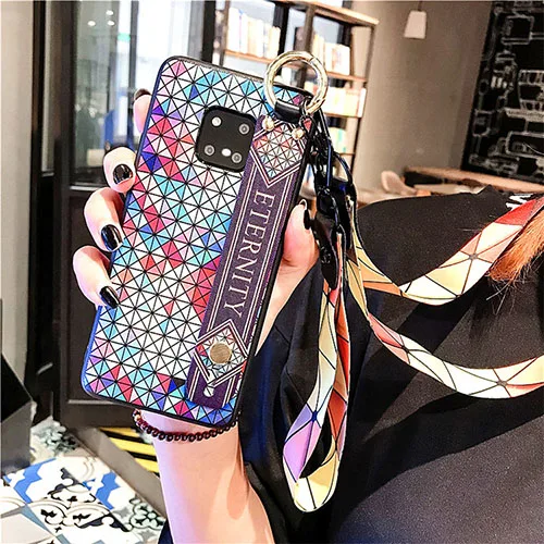 Чехол s для huawei P30 P20 Pro Honor 10 Lite mate 20 30 Pro Nova 3 4e 5 3e 8X 9X задняя крышка чехол с ожерельем держатель для телефона - Цвет: case with lanyard