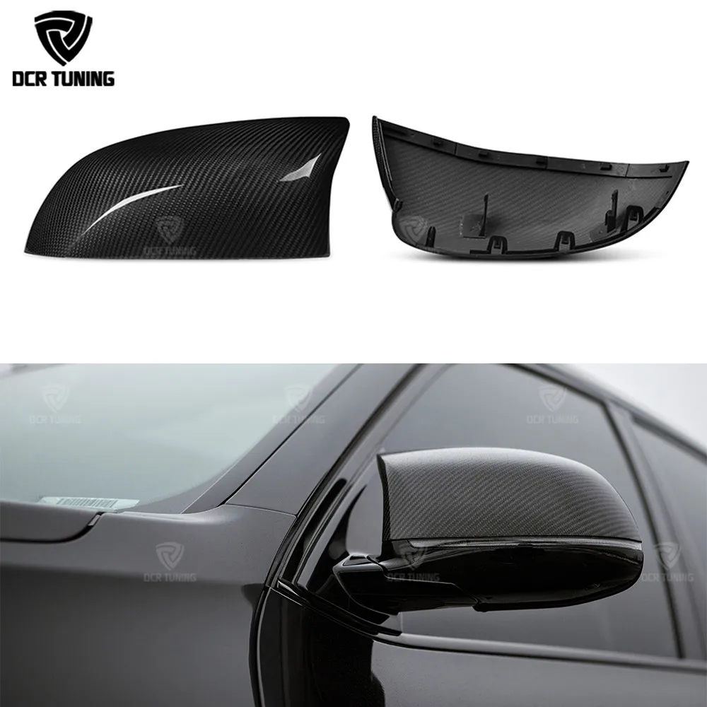 Для BMW X5M F85 X6M F86 углеродное волокно крышка зеркала заднего вида сухое