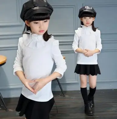 

New Spring Autumn Girls Coat Long Style Shoulder Flower Jacket Children Windbreaker Outerwear Lovely Full Sleeve Kids Clothing