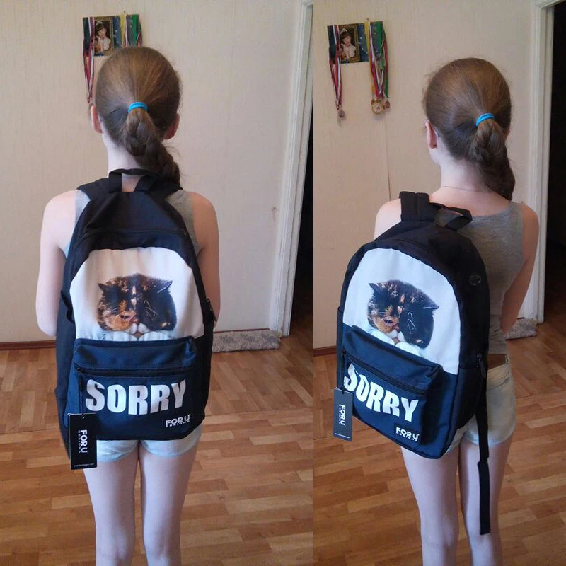 

FORUDESIGNS 2018 Children School Bags for Teenagers Girls Big Capacity Women School Backpack Yorkie Pattern Satchel Kids Bookbag