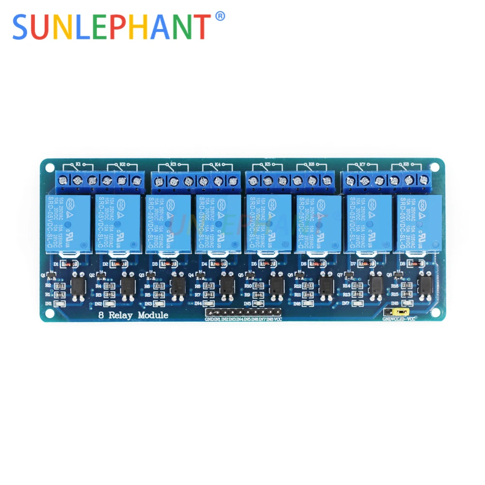 8 канальная плата релейного модуля для Arduno PIC AVR MCU DSP ARM Electronic Лучшая цена канальный