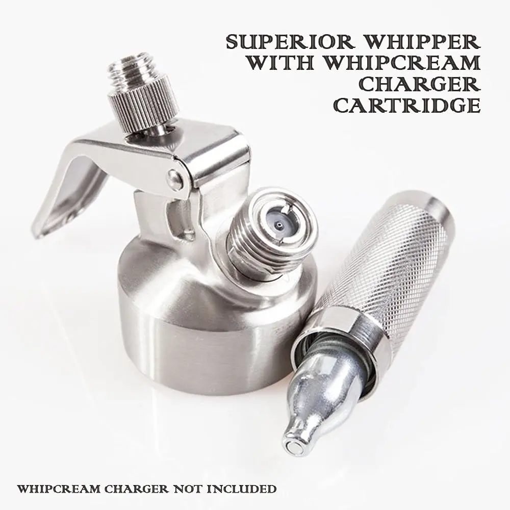 Мастер Профессиональный Нержавеющая сталь дозатор для взбитых сливок и головы 1