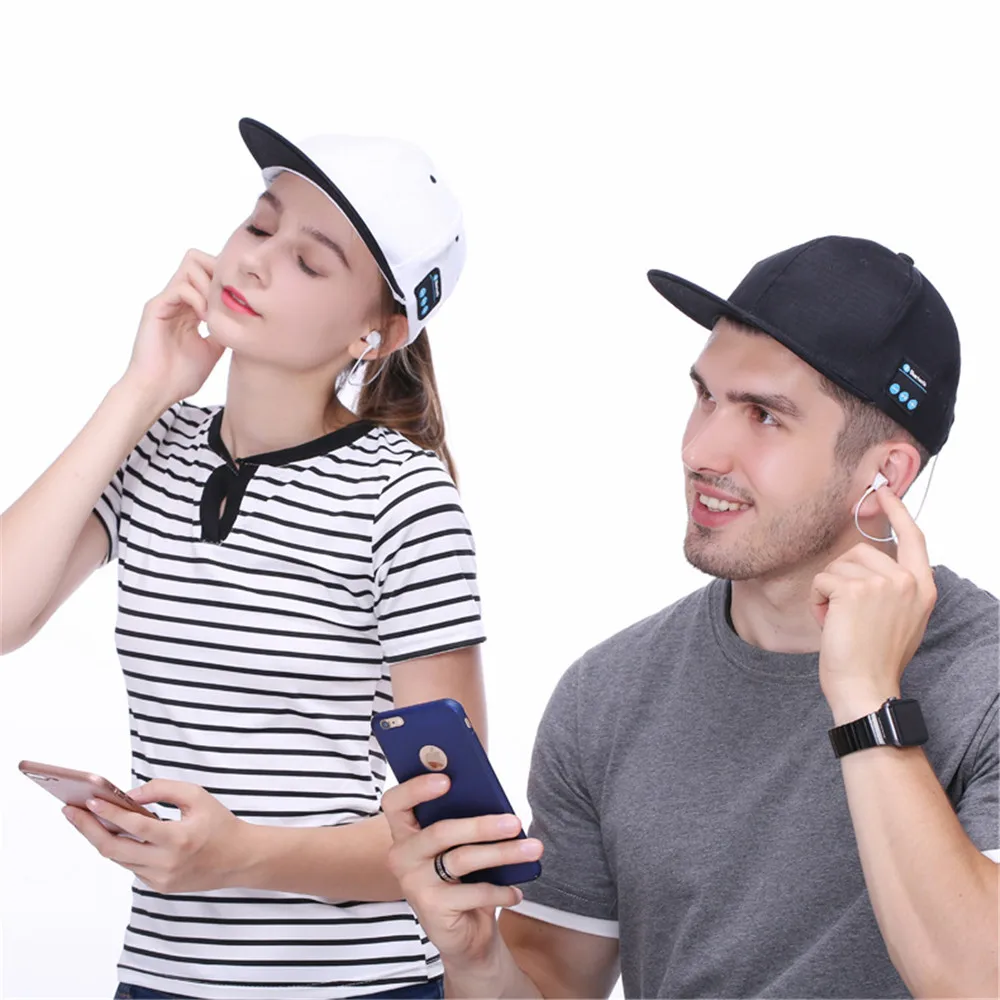 Оптовая продажа спортивная бейсболка с музыкальным динамиком беспроводная 2 в 1