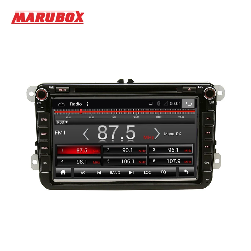 Marubox M802A4 автомобильный мультимедийный плеер для Volkswagen Polo passat Quad Core 1024*600 Android 6.0.1 2