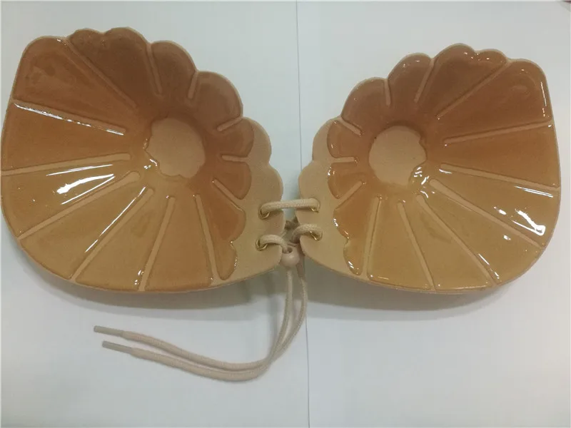 100 pcs Sexy Noble Invisible Strapless Bras for Backless Dress With Silicone Seamless Self Adhesive Bras Push Up Adjustable Bra