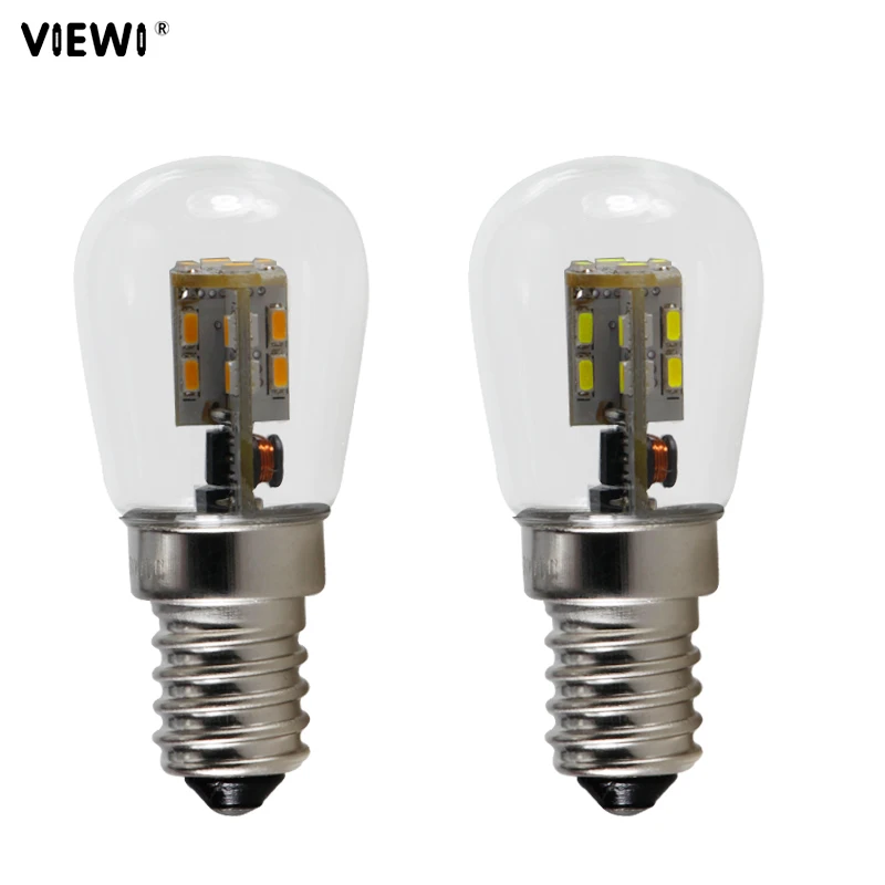 Лампочка кукуруза ampoule led e14 12 24 вольт 2 Вт T26 светильник с прозрачным корпусом В 220 E